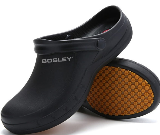 Bosley Croc Style - Black with Grey Logo