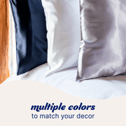 Multiple colors of Bosley Satin Dream Pillowcases.