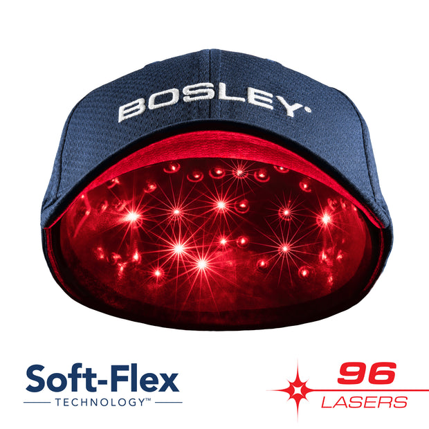 Bosley Revitalizer Cap 96 lasers with Soft-Flex Technology. 